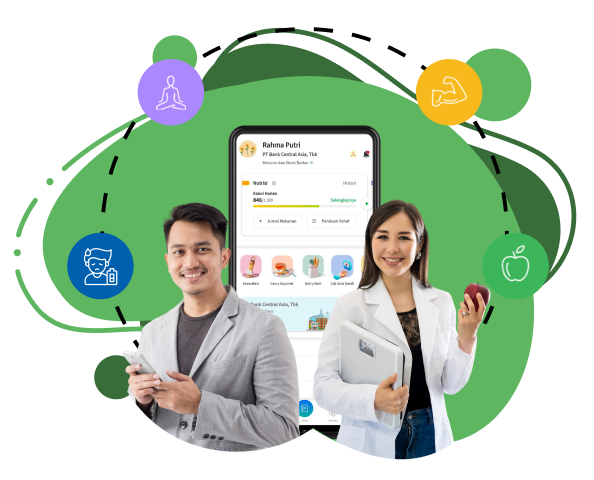 Employee wellness illustration